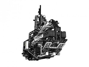 lego technic submarine model 8480 Modello 3D
