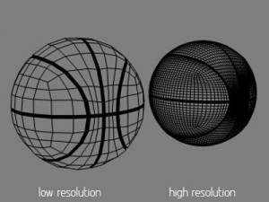 basket hoop with basketball Modello 3D