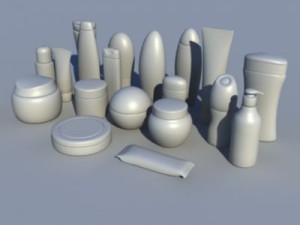 cosmetics and skincare 19 mdls 3D Model