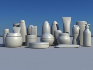 cosmetics and skincare 19 mdls Modelo 3D