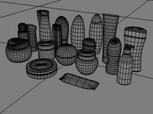 cosmetics and skincare 19 mdls Modelo 3D
