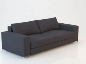 sofa barcelona 230x97 3D Model
