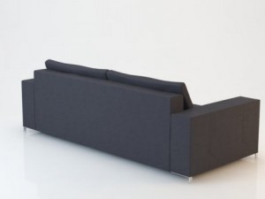 sofa barcelona 230x97 3D Model