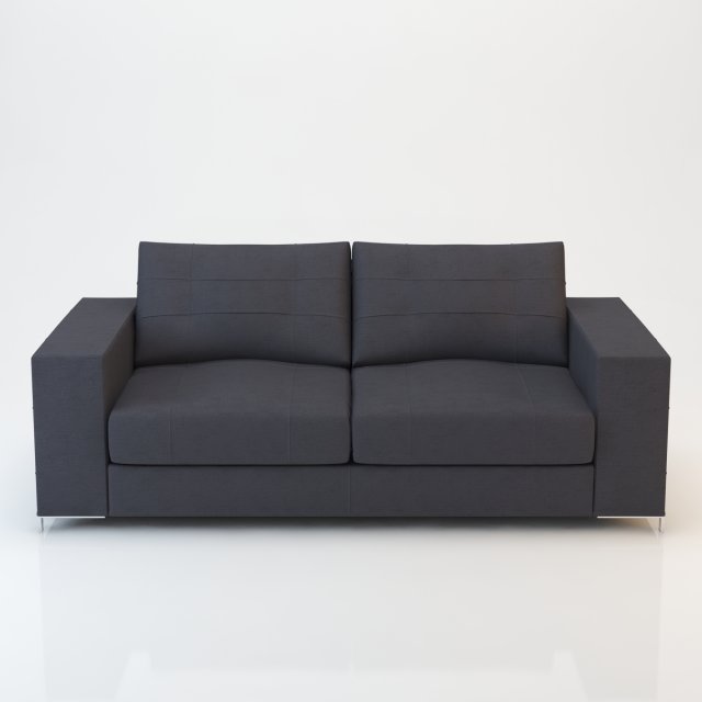 sofa barcelona 190x97 3D Modell .c4d .max .obj .3ds .fbx .stl .blend