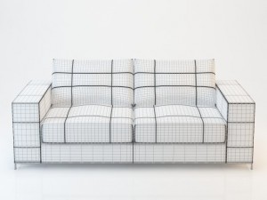 sofa barcelona 190x97 3D Modell