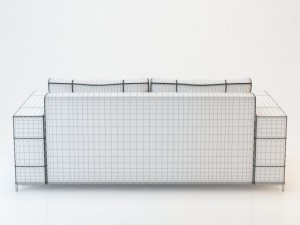 sofa barcelona 190x97 3D Modell