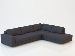 sofa barcelona corner 300x240 3D Model