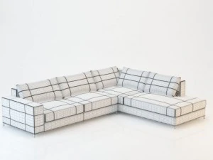 sofa barcelona corner 300x240 3D Model