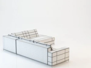 sofa barcelona corner 300x240 3D Model