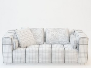 sofa living 190x100 3D Model
