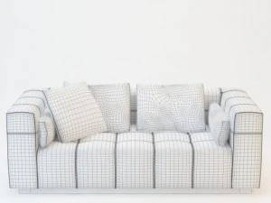 sofa living 190x100 3D Model