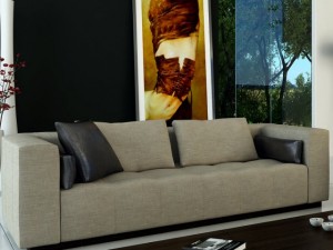 sofa living 230x100 3D-Modell