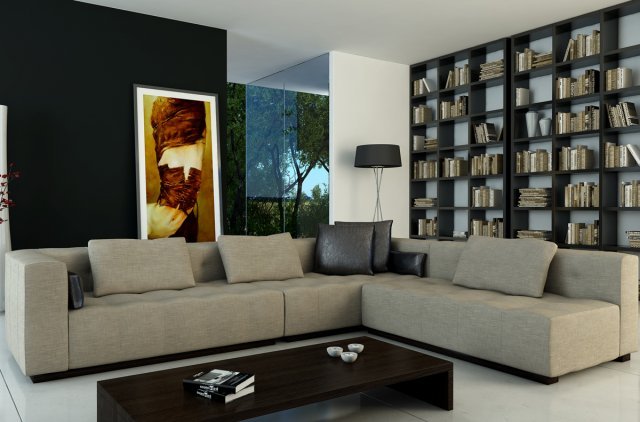 sofa living corner 310x255 3Dモデル .c4d .max .obj .3ds .fbx .stl .blend 