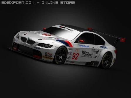 bmw m3 gt2 3D Model .c4d .max .obj .3ds .fbx .stl .blend