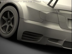 bmw m3 gt2 3D-Modell