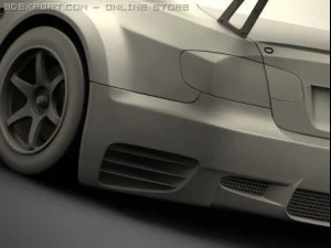 bmw m3 gt2 3D Model