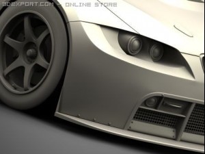 bmw m3 gt2 3D-Modell