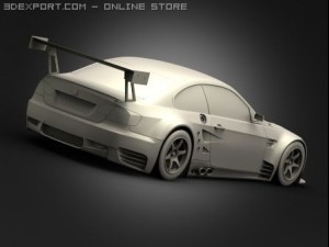 bmw m3 gt2 3D-Modell