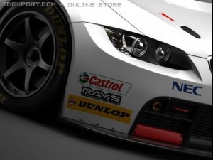 bmw m3 gt2 3D-Modell