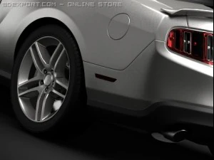 ford mustang shelby gt500 3D Model