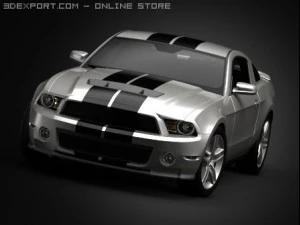 ford mustang shelby gt500 3D Model