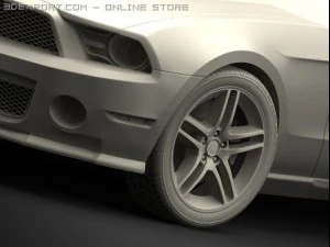 ford mustang shelby gt500 3D Model