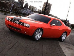 dodge challenger concept Model 3D