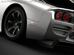 saleen s7 Modelo 3D