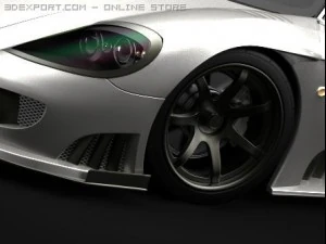 saleen s7 3D Model