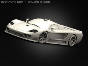 saleen s7 Modelo 3D
