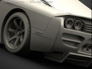 saleen s7 Modelo 3D