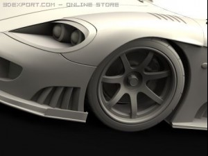 saleen s7 Modelo 3D