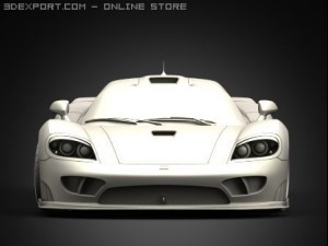saleen s7 Modelo 3D