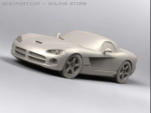 dodge viper srt10 Modelo 3D