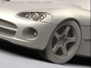 dodge viper srt10 3D Model