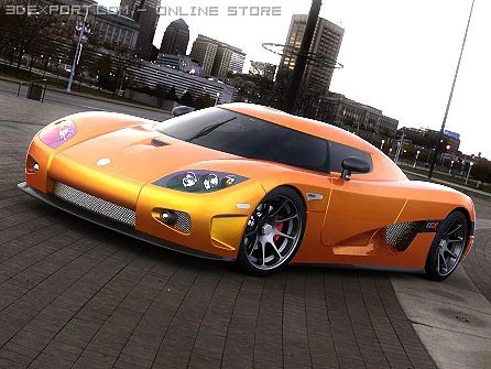 koenigsegg ccx 3D Model .c4d .max .obj .3ds .fbx .stl .blend