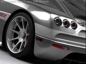 koenigsegg ccx 3D Model