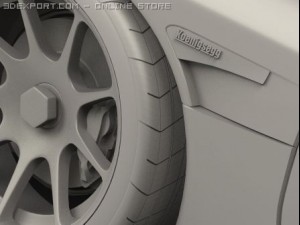 koenigsegg ccx Modelo 3D