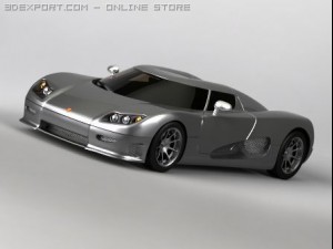 koenigsegg cc8s Model 3D