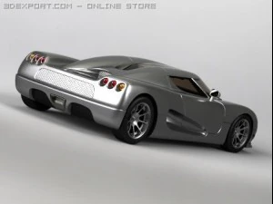 koenigsegg cc8s Modello 3D