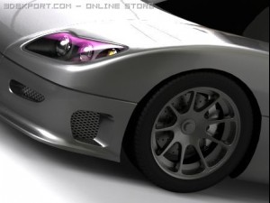 koenigsegg cc8s 3D-Modell
