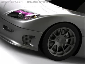 koenigsegg cc8s Modello 3D