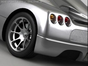 koenigsegg cc8s 3D-Modell