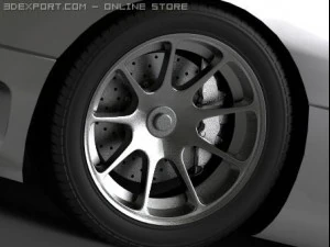 koenigsegg cc8s Modello 3D