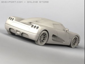 koenigsegg cc8s 3D-Modell
