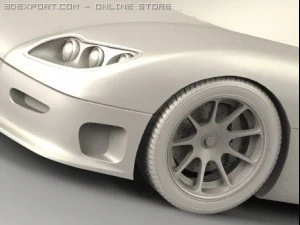 koenigsegg cc8s Modello 3D