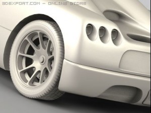 koenigsegg cc8s 3D-Modell