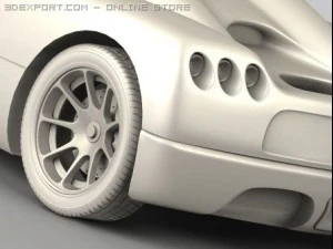 koenigsegg cc8s Modello 3D