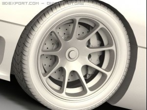 koenigsegg cc8s 3D-Modell