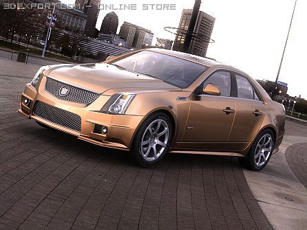 cadillac ctsv Model 3D .c4d .max .obj .3ds .fbx .stl .blend 